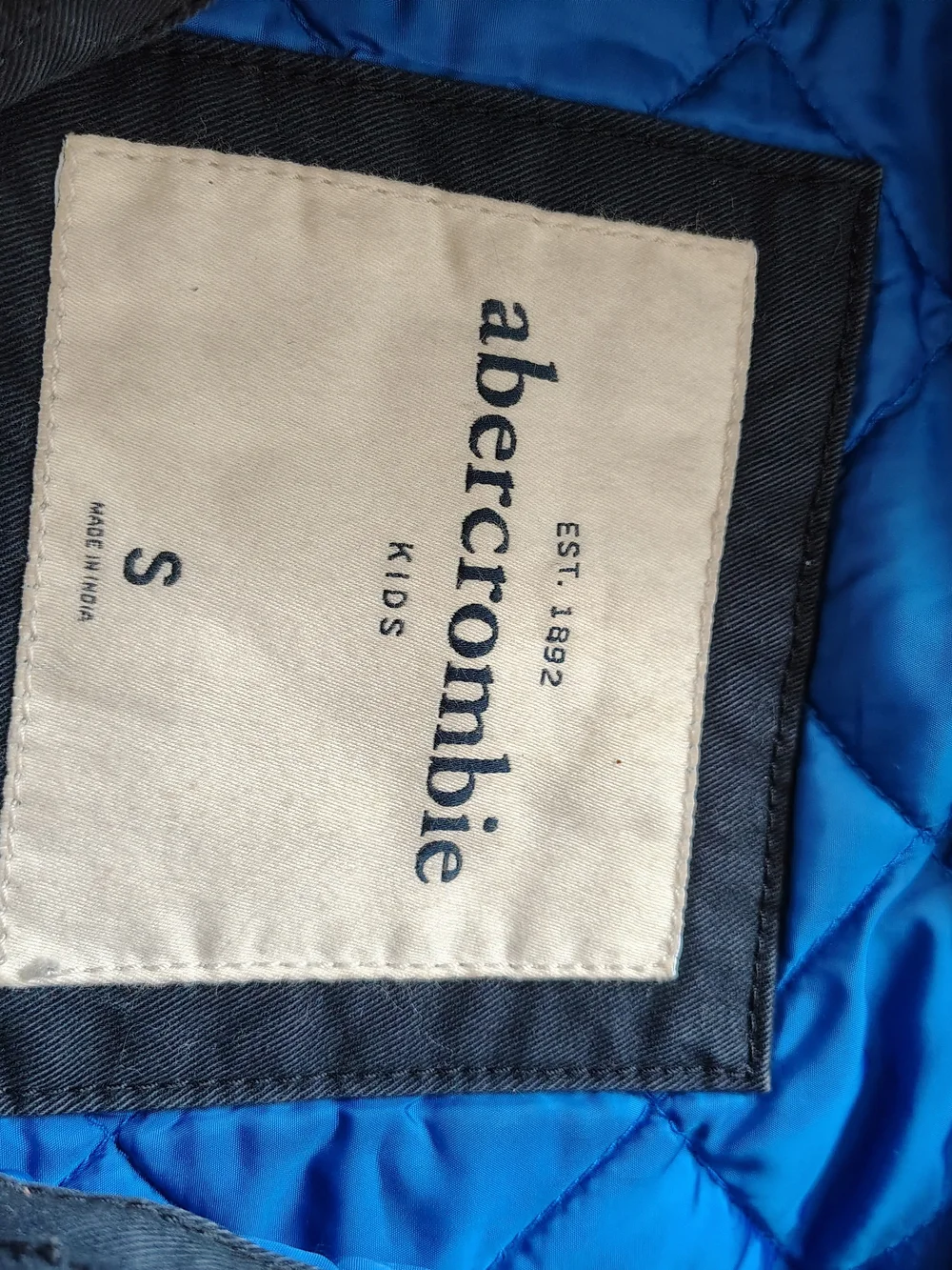 Abercrombie & Fitch Dark Navy Military-Style Field Jacket